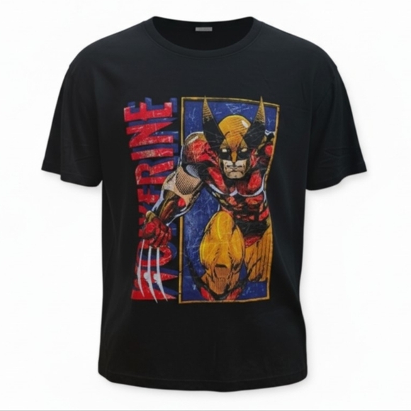 Marvel Other - NWT Marvel Black Medium Unisex Wolverine Short Sleeve T-shirt